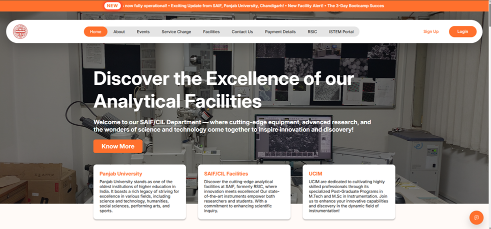 Sophisticated Analytical Instrumentation Facility - SAIF